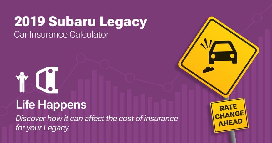 2019 Subaru Legacy car insurance calculator image