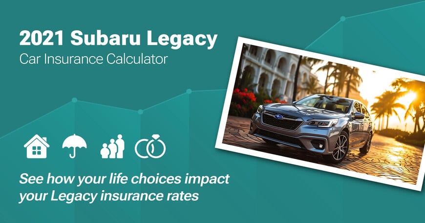 2021 Subaru Legacy car insurance calculator image