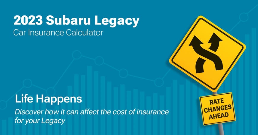 2023 Subaru Legacy car insurance calculator image