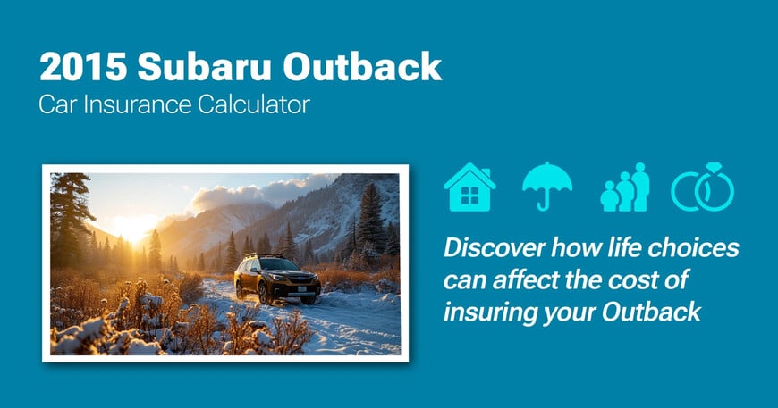 2015 Subaru Outback car insurance calculator image