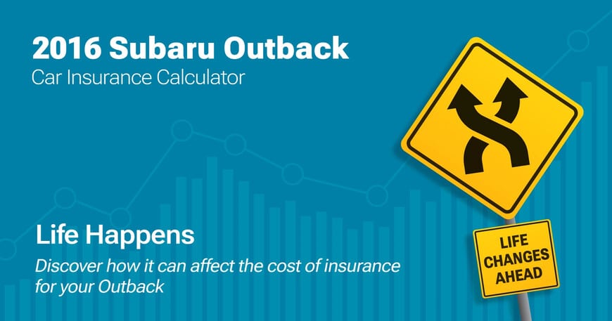 2016 Subaru Outback car insurance calculator image