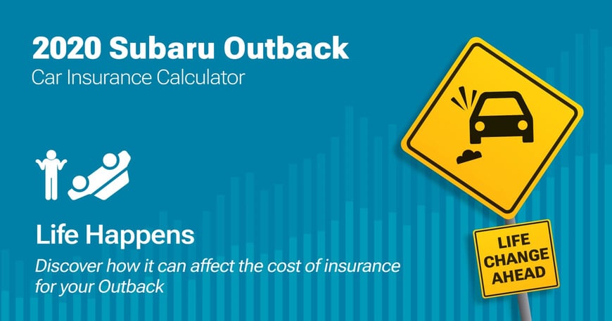2020 Subaru Outback car insurance calculator image