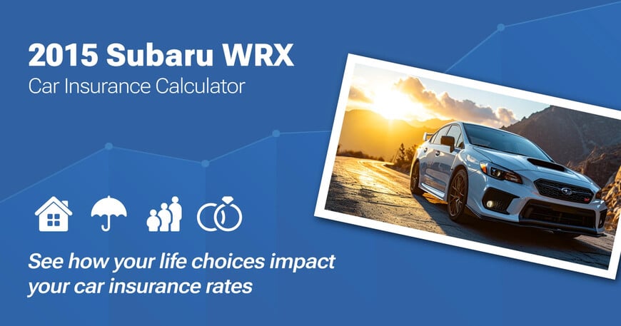 2015 Subaru WRX car insurance calculator image