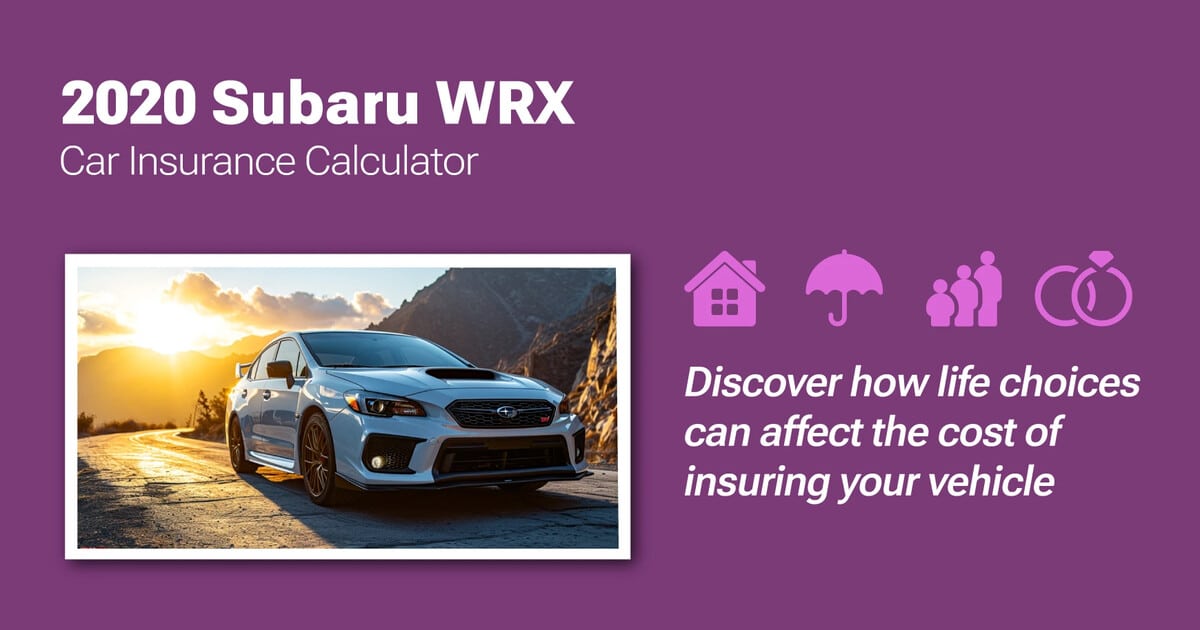 2020 Subaru WRX Car Insurance Calculator: Insights for Savings