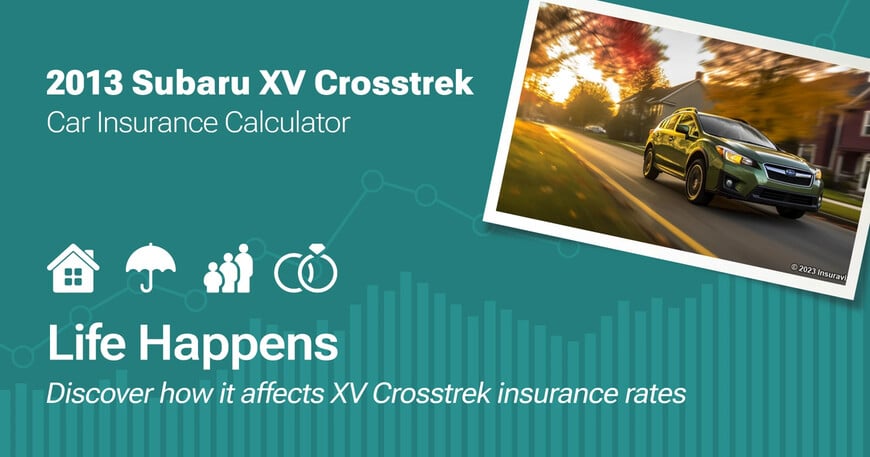 2013 Subaru XV Crosstrek car insurance calculator image