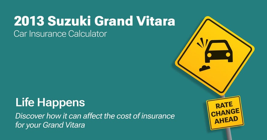 2013 Suzuki Grand Vitara car insurance calculator image