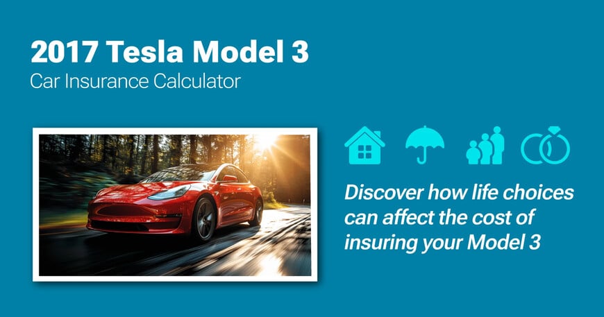 2017 Tesla Model 3 car insurance calculator image
