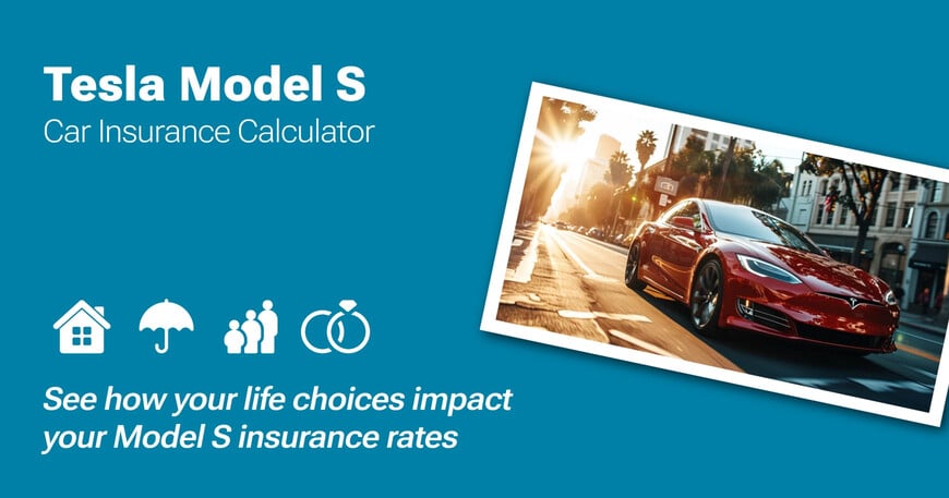 Tesla Model S car insurance calculator image
