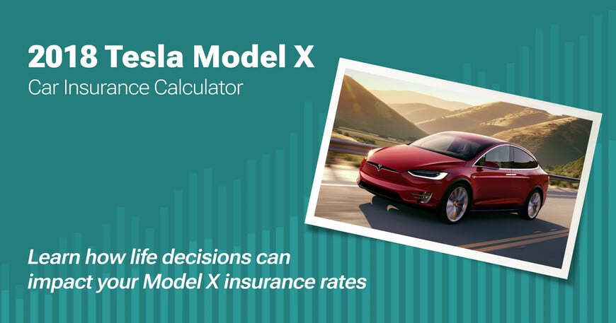 2018 Tesla Model X car insurance calculator image