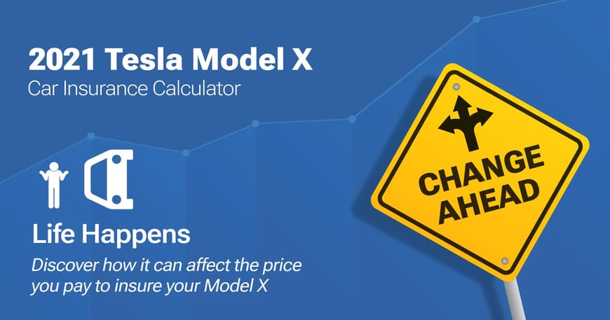 2021 Tesla Model X car insurance calculator image