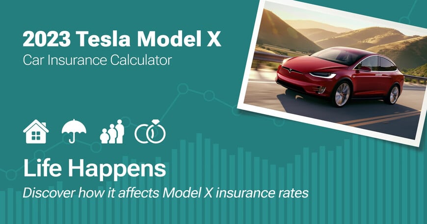 2023 Tesla Model X car insurance calculator image