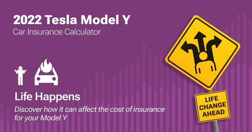 2022 Tesla Model Y car insurance calculator image