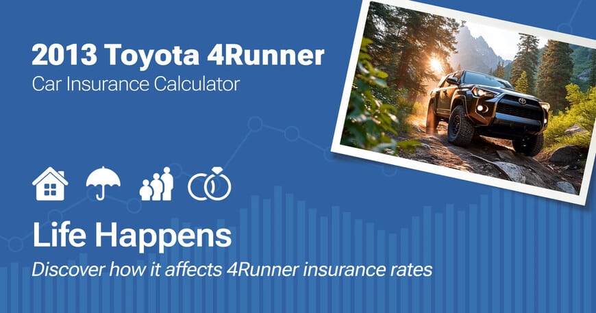 2013 Toyota 4Runner car insurance calculator image