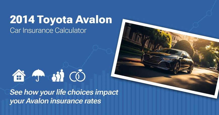 2014 Toyota Avalon car insurance calculator image