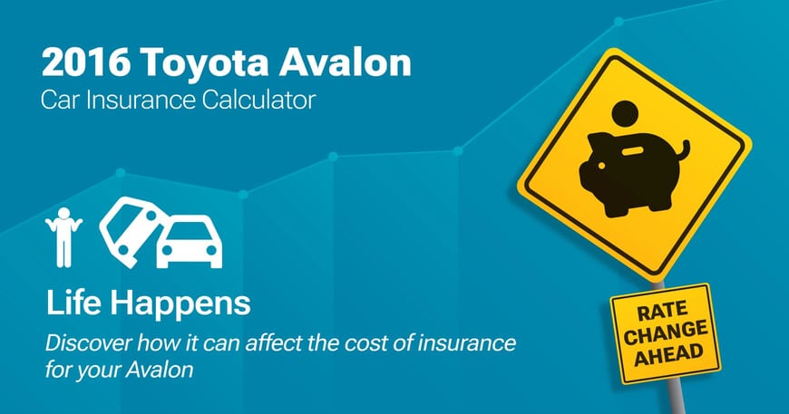 2016 Toyota Avalon car insurance calculator image