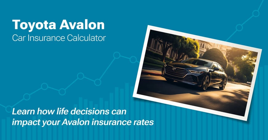 Toyota Avalon car insurance calculator image