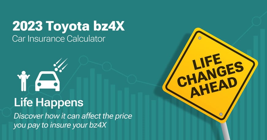 2023 Toyota bz4X car insurance calculator image