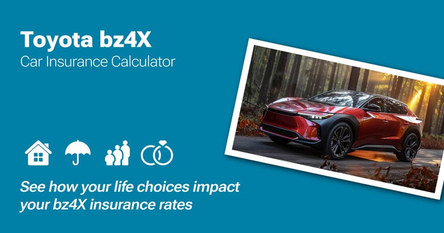 Toyota bz4X car insurance calculator image