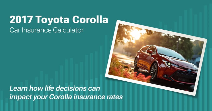 2017 Toyota Corolla car insurance calculator image