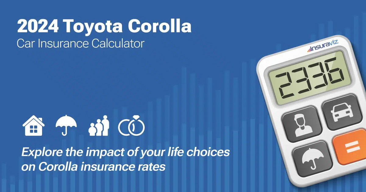 2024 Toyota Corolla Car Insurance Calculator with Instant Rates