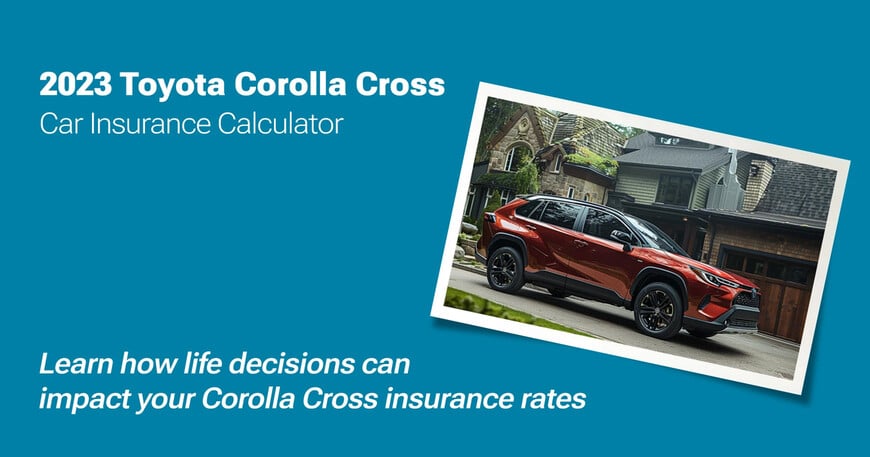 2023 Toyota Corolla Cross car insurance calculator image