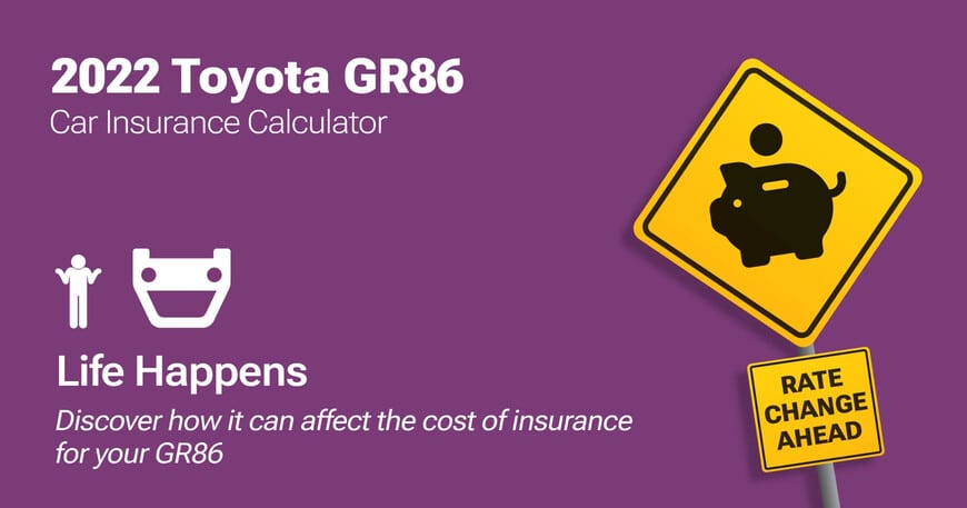 2022 Toyota GR86 car insurance calculator image
