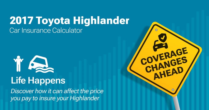2017 Toyota Highlander car insurance calculator image