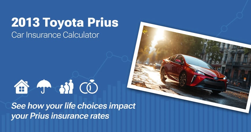 2013 Toyota Prius car insurance calculator image