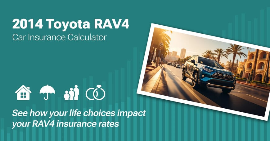2014 Toyota RAV4 car insurance calculator image
