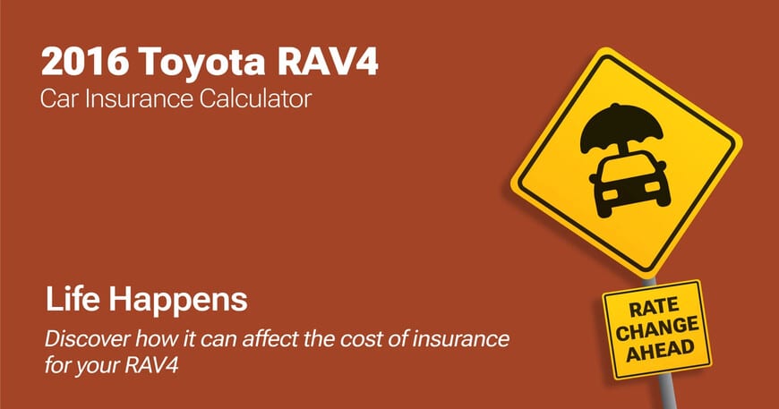 2016 Toyota RAV4 car insurance calculator image