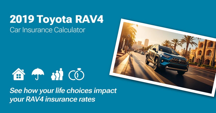 2019 Toyota RAV4 car insurance calculator image