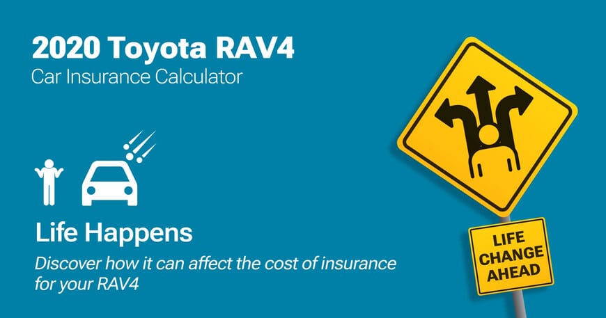 2020 Toyota RAV4 car insurance calculator image