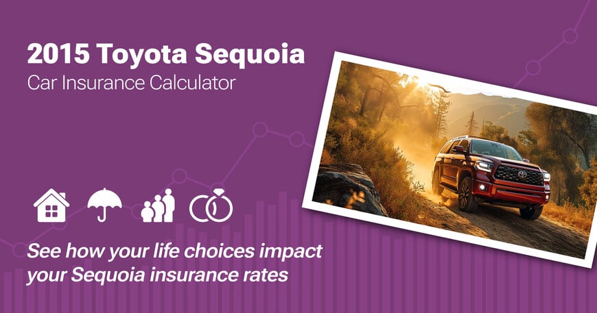 2015 Toyota Sequoia car insurance calculator image