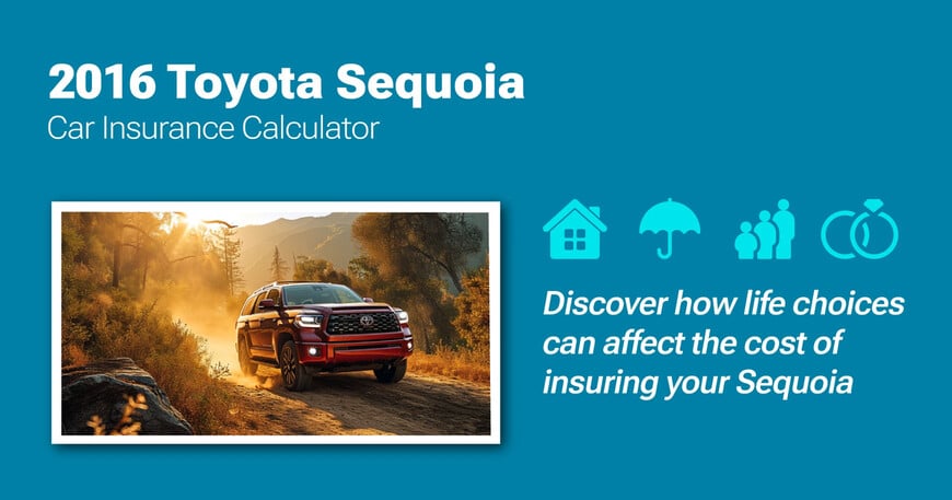 2016 Toyota Sequoia car insurance calculator image