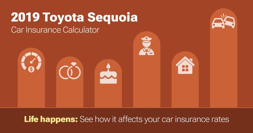 2019 Toyota Sequoia car insurance calculator image
