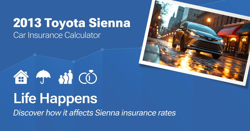 2013 Toyota Sienna car insurance calculator image