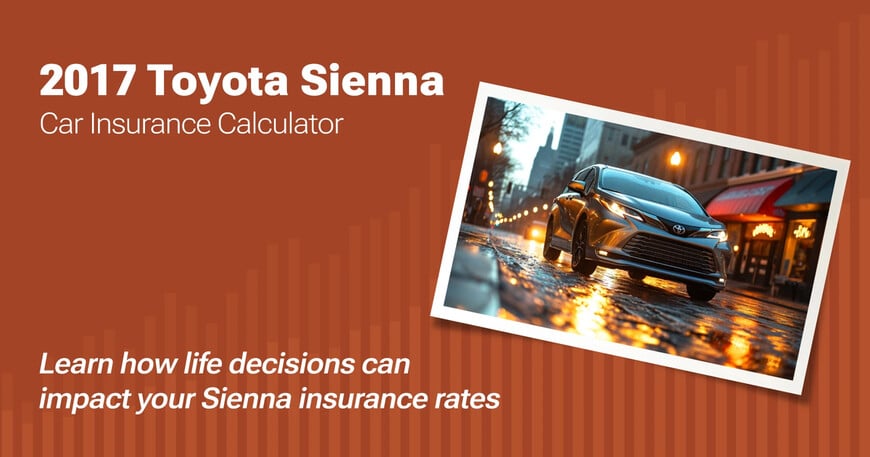 2017 Toyota Sienna car insurance calculator image