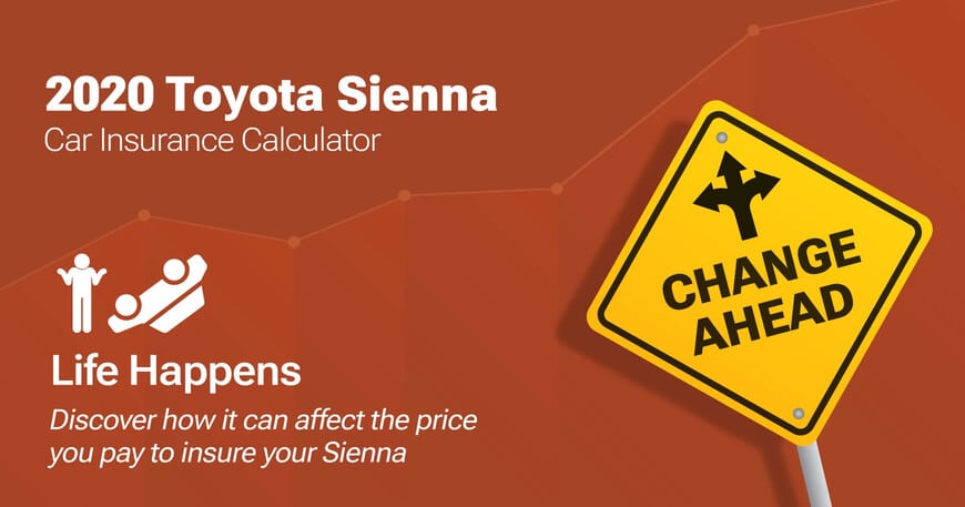 2020 Toyota Sienna car insurance calculator image