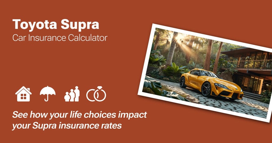 Toyota Supra car insurance calculator image
