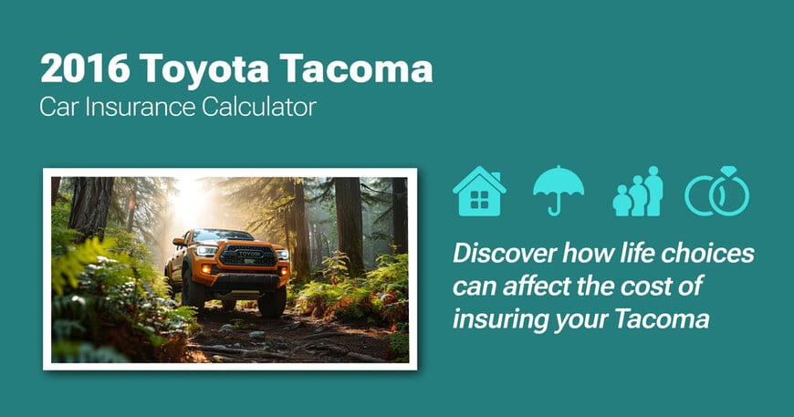 2016 Toyota Tacoma car insurance calculator image