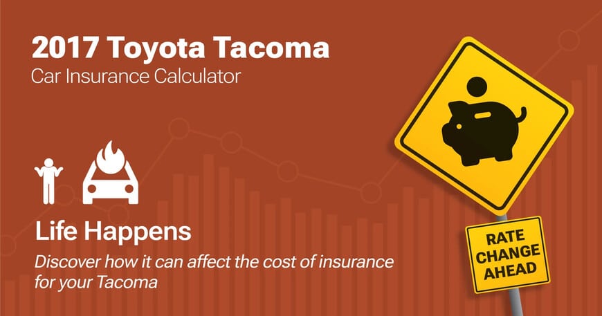 2017 Toyota Tacoma car insurance calculator image