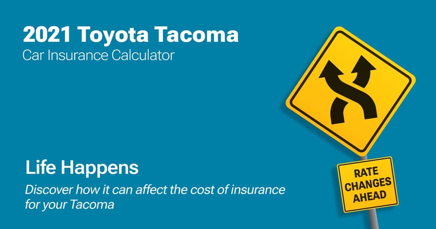 2021 Toyota Tacoma car insurance calculator image