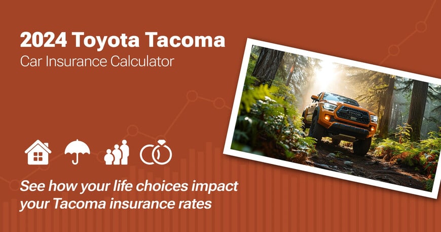 2024 Toyota Tacoma car insurance calculator image