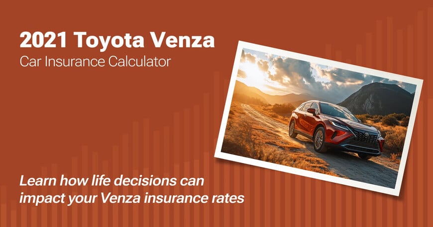 2021 Toyota Venza car insurance calculator image