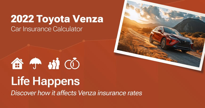 2022 Toyota Venza car insurance calculator image