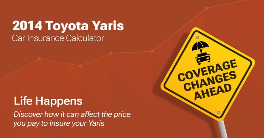 2014 Toyota Yaris car insurance calculator image