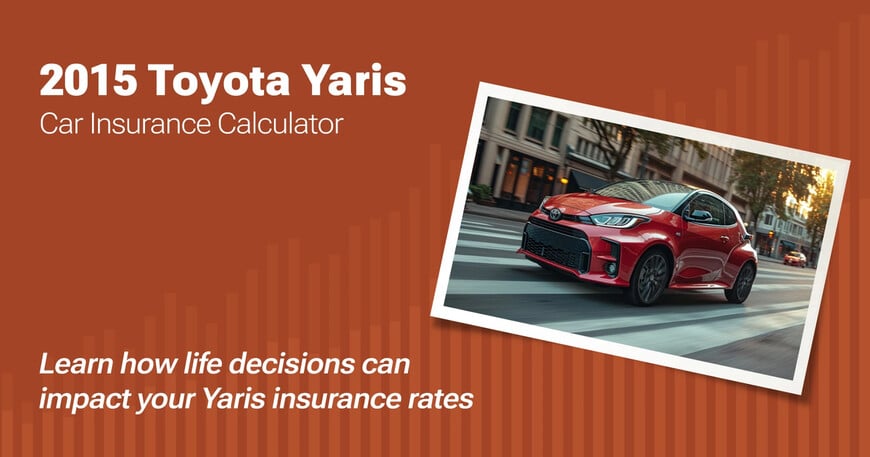 2015 Toyota Yaris car insurance calculator image