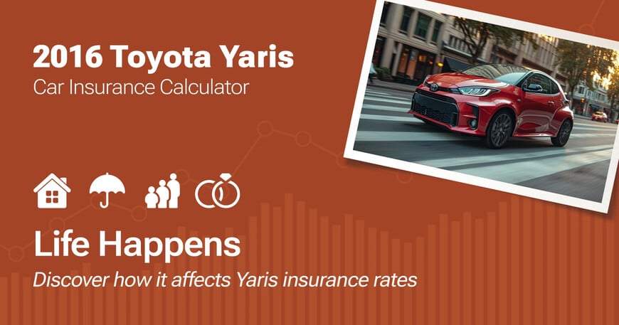 2016 Toyota Yaris car insurance calculator image