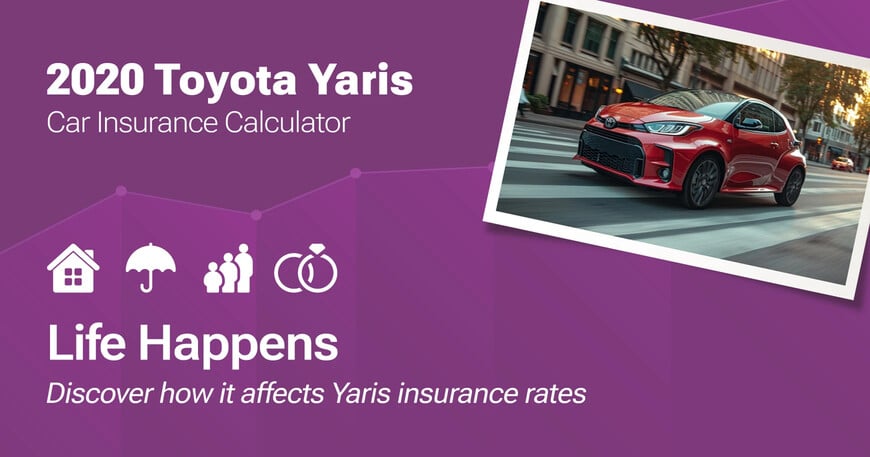 2020 Toyota Yaris car insurance calculator image