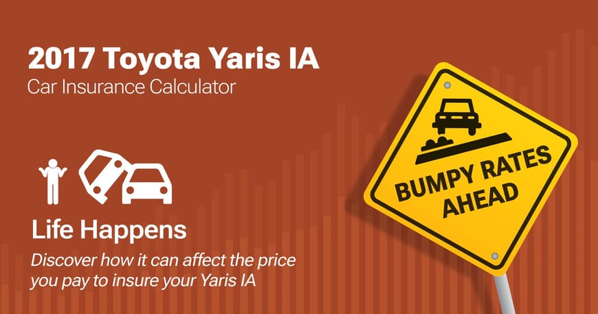 2017 Toyota Yaris IA car insurance calculator image